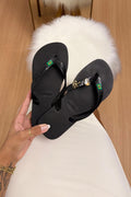 Havainas white and black