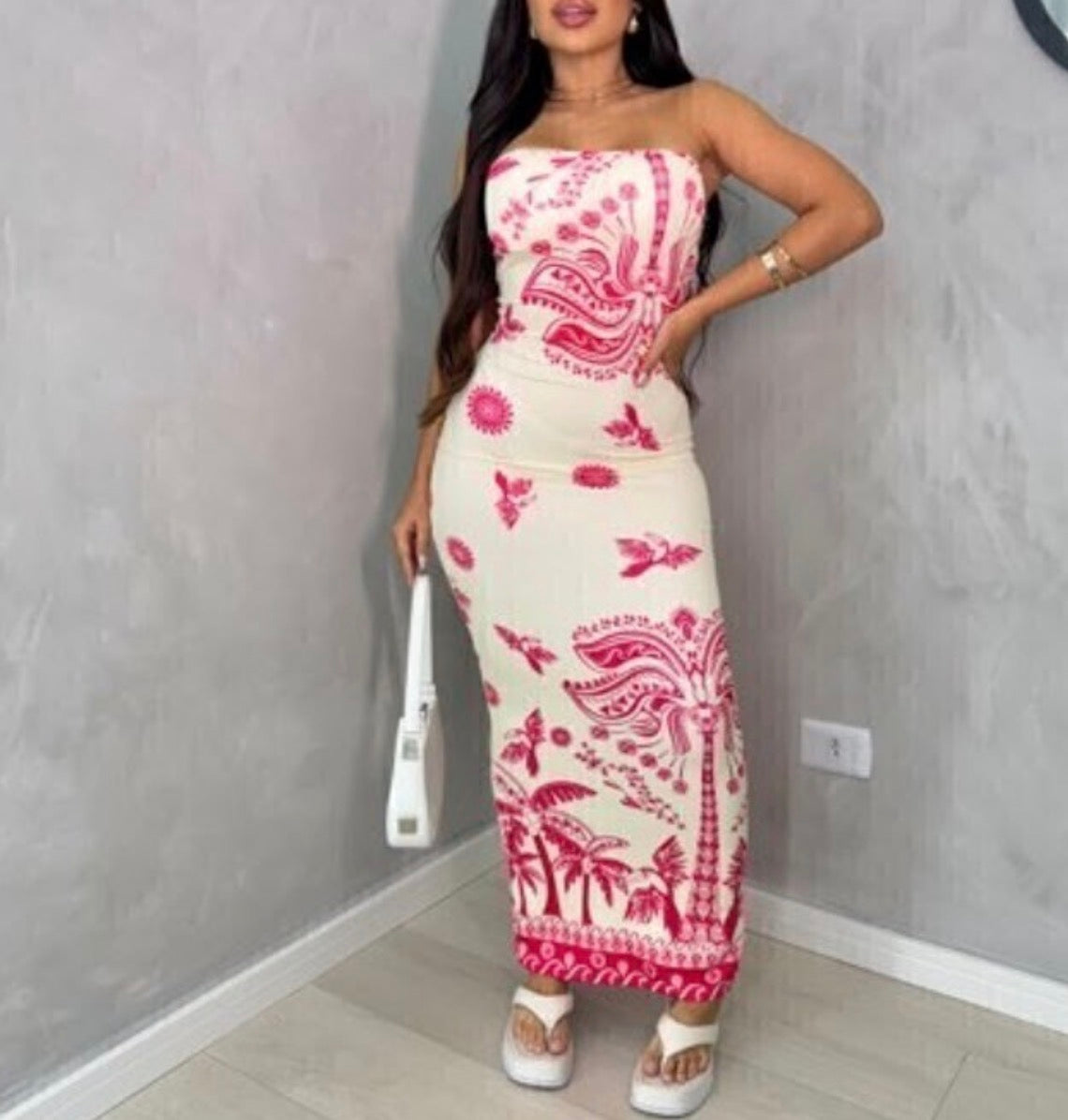 Dress pink summer